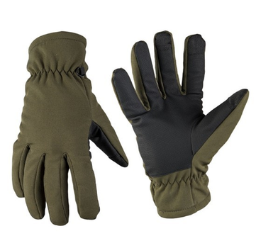 Армейские/тактические зимние перчатки MIL-TEC SOFTSHELL HANDSCHUHE THINSULATE L OLIV/Олива (12521301-904-L)