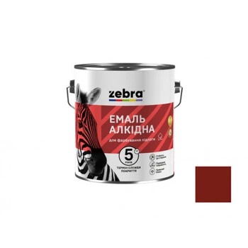 Эмаль для пола алкидная глянцевая ПФ-266 Zebra красно-коричневая