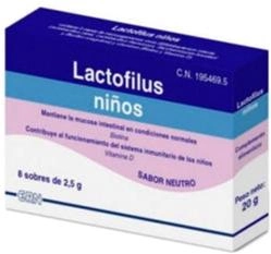 Пробіотик ERN Lactofilus Children 8 саше х 2.5 г (8436029100216)