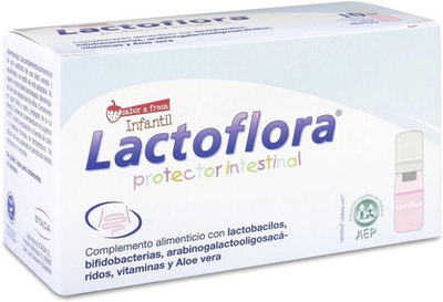 Пробіотик Lactoflora Intestinal Protector Strawberry Flavor 7 флаконів (8470001762573)