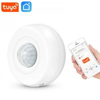 Умный беспроводной датчик движения Tuya Wi Fi 360° круглый - 1163358