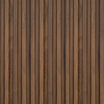 Декоративная стеновая рейка каштан 160*23*3000мм (D) SW-00001536