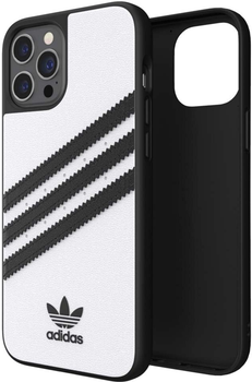 Etui plecki Adidas OR Moulded Case do Apple iPhone 12 Pro Max White-black (8718846083676)