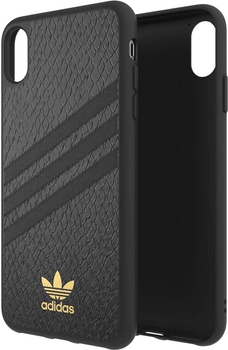 Панель Adidas OR Moulded PU SNAKE для Apple iPhone XS Max Чорний (8718846067331)