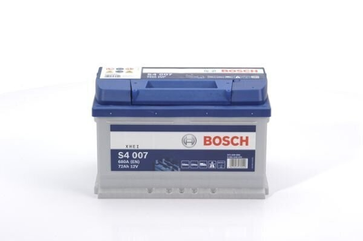 Акумулятор Bosch (низкий) S4 Silver 72Ah, EN 680 правий "+" 278х175х175 (ДхШхВ)0 092 S40 0701