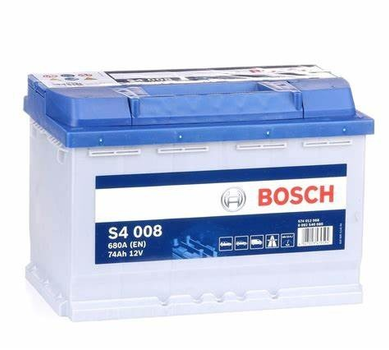 Акумулятор Bosch S4 Silver 74Ah, EN 680 правий "+" 278х175х190 (ДхШхВ)0 092 S40 0801