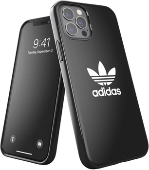 Панель Adidas OR SnapCase Trefoil для Apple iPhone 12/12 Pro Чорний (8718846084123)