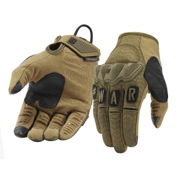 Тактичні рукавички для стрільби Viktos Wartorn COYOTE TAN XL