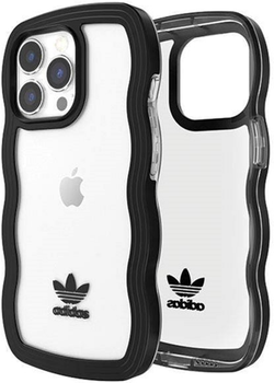 Etui plecki Adidas OR Wavy Case do Apple iPhone 13/13 Pro Black-transparent (8718846109505)