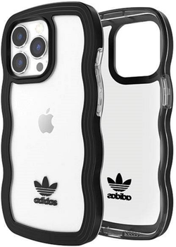 Панель Adidas OR Wavy Case для Apple iPhone 13/13 Pro Черный-Прозорий (8718846109505)