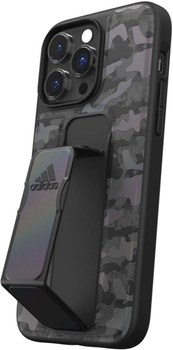 Etui plecki Adidas SP Grip Case Leopard do Apple iPhone 12 Pro Max Black-grey (8718846087537)