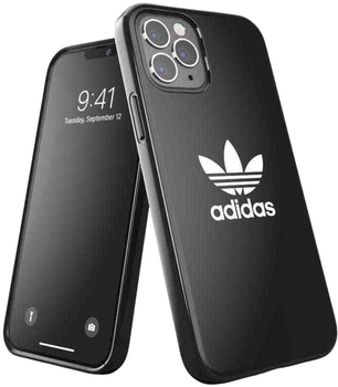 Etui plecki Adidas SP Iconic Sports Case do Apple iPhone 12/12 Pro Black (8718846084727)