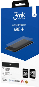 Захисне скло 3MK ARC+ Fullscreen для Samsung Galaxy S8 (5903108352437)