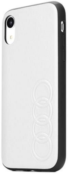 Etui plecki Audi Leather Case do Apple iPhone 7/8/SE 2020/SE 2022 White (6955250223447)