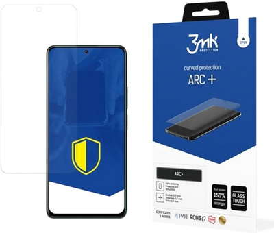 Захисне скло 3MK ARC+ Fullscreen для Poco F4 5G (5903108484220)