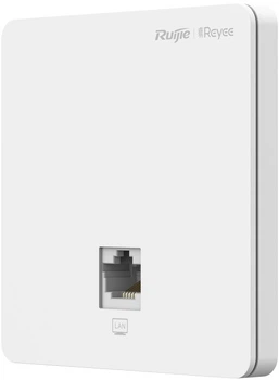Точка доступу Ruijie Reyee RG-RAP1200(F) (AC1300, 1xFE, wall plate, MU-MIMO, PoE, Ruijie Cloud) PoE