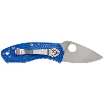 Ніж Spyderco Ambitious Serrated Lightweight S35VN Blue (C148SBL)