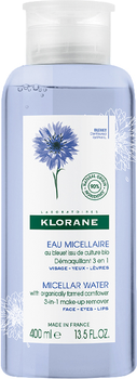 Woda micelarna Klorane 3 In 1 Make-up Remover 400 ml (3282770204193)