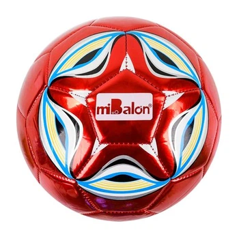 Мяч футбольный №5, красный miBalon C44424