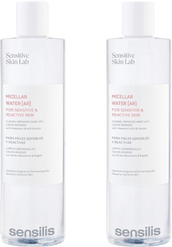Woda micelarna Sensilis AR Sensitive and Reactive Skin 2x400 ml (8428749872207)