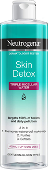 Woda micelarna Neutrogena Detox Triple Action Micellar Water 400 ml (3574661560250)