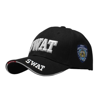 Бейсболка Han-Wild 101 SWAT Black для мужчин спортивная модная кепка L