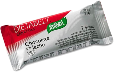 Дієтичний замінник Santiveri Dietabelt Chocolate Milk Yoghurt Bar 16 шт (8412170035171)
