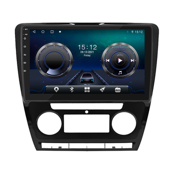 Штатная магнитола Lesko для Skoda Octavia II (A5) 2004-2009 экран 10" 4/32Gb/ 4G/ Wi-Fi/ CarPlay GPS Premium