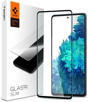 Szkło ochronne Spigen Glass FC do Samsung Galaxy S20 FE Black (8809756640728)