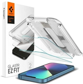 Zestaw szkieł ochronnych Spigen EZ FIT Glass.TR do Apple iPhone 13/13 Pro 2 szt (8809811851229)