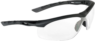 Очки баллистические Swiss Eye Lancer (прозрачное стекло, черная оправа)