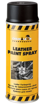 Краска аэрозольная для кожи Chamaleon Leather Paint матовая черная 400 мл