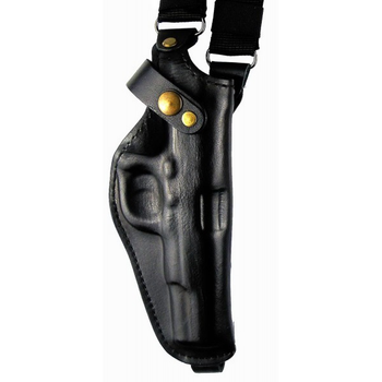 Кобура Медан для Walther P38 оперативная кожаная формованная с синтетическим креплением вертикальная (1000 Walther P38 вертикальная)