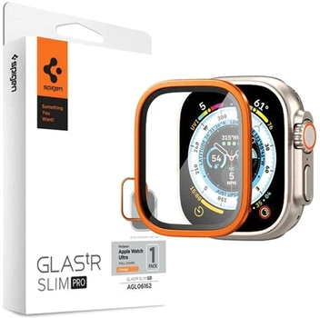 Захисне скло Spigen AlignMaster Glass.Tr Slim Pro для Apple Watch Ultra 49 mm Orange (8809896745260)