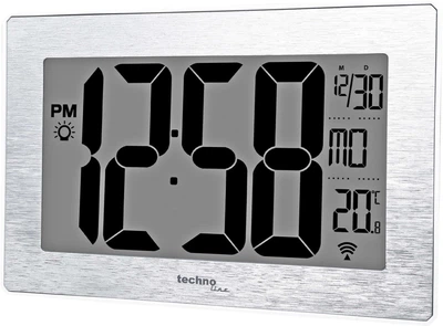 Настінний годинник Technoline WS8019 Silver (WS8019)