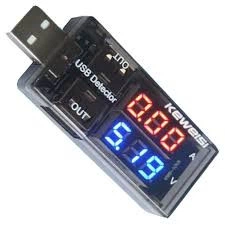 USB тестер вольтметр/амперметр. Проверка работы зарядного устройства и качества зарядного кабеля