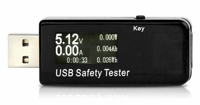 Тестер USB вольтметр/амперметр, анализатор зарядных устройств