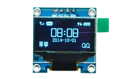 OLED LCD РК дисплей/екран 0,96" 2,7х2,8см 128x64 - синій
