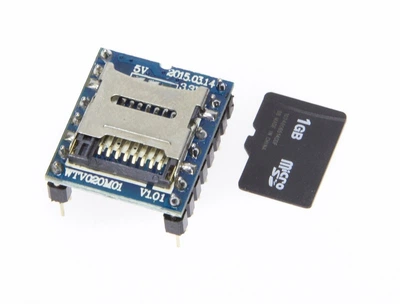 Модуль MP3 с micro SD слотом WTV020 Arduino