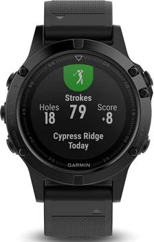 Спортивные часы Garmin Fenix 5 Sapphire Edition Multi-Sport Training GPS Watch (010-01688-10)