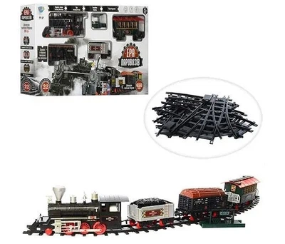 Железная дорога LIMO TOY 701831 127 звуковые и световые эффекты, парогенератор 650 см пути