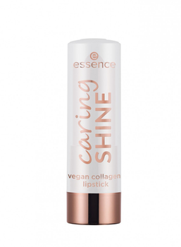 Błyszcząca szminka Essence Cosmetics Caring Shine Lipstick Con Collagen Vegano 201-My Dream 3.5g (4059729383846)