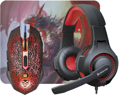 Ігровий набір Defender DragonBorn MHP-003, Black/Red (52003)