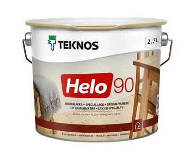Лак уретан-алкидный TEKNOS HELO 90 яхтовый высокоглянцевый 2,7л