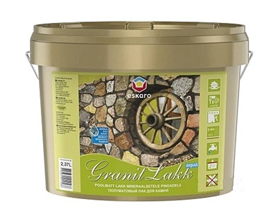 Лак акриловый ESKARO GRANIT LAKK AQUA для камня 2,37л