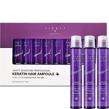 Ампула для волос с кератином Jigott Signature Professional Keratin Hair Ampoule 13 мл