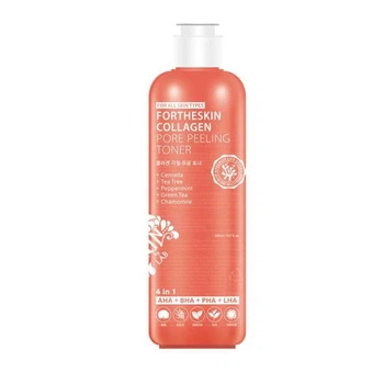 Тонер пілінг для обличчя з колагеном Fortheskin Collagen Pore Peeling Toner 280 мл
