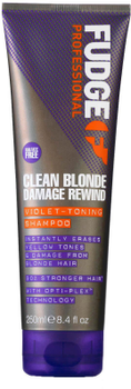 Очищувальний шампунь для волосся Fudge Clean Blonde Damage Rewind Violet-Toning Shampoo 250 мл (5060420335545)