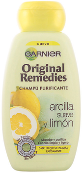 Szampon do włosów przetłuszczających się Garnier Original Remedies Clay And Lemon Shampoo 250 ml (3600541738775)