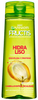 Очищувальний шампунь для волосся Garnier Fructis Hair Straightening Shampoo Anti frizz 360 мл (3600542024204)